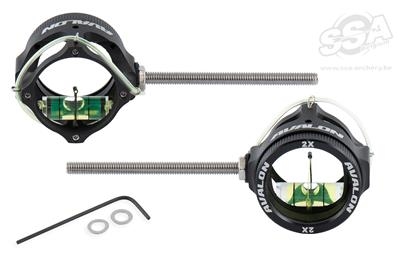 Avalon Tec X - 29mm: Scope Parts Housing only with green fibre optic